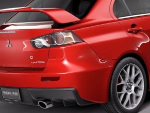 Mitsubishi Lancer Evolution X 2008 3D मॉडल