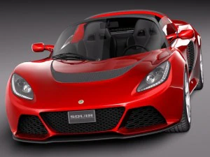 Lotus Exige S Roadster 2014 3D Model