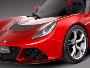 Lotus Exige S Roadster 2014 3D Model