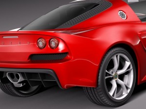 Lotus Exige S Roadster 2014 3D Model