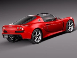Lotus Exige S Roadster 2014 3D Model