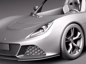 Lotus Exige S Roadster 2014 3D Model