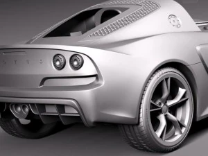 Lotus Exige S Roadster 2014 3D Model