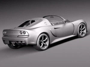 Lotus Exige S Roadster 2014 3D Model