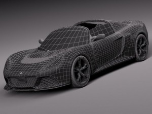 Lotus Exige S Roadster 2014 3D Model