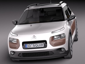 Citroen C4 Cactus 2015 Modelo 3D