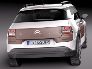 Citroen C4 Cactus 2015 Modelo 3D