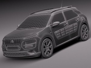 Citroen C4 Cactus 2015 Modelo 3D