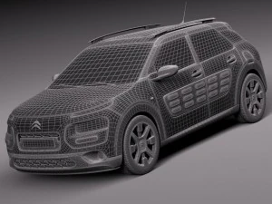 Citroen C4 Cactus 2015 3D Model