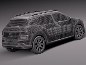 Citroen C4 Cactus 2015 Modelo 3D