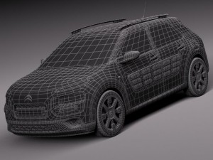Citroen C4 Cactus 2015 Modelo 3D