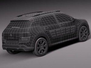 Citroen C4 Cactus 2015 Modelo 3D