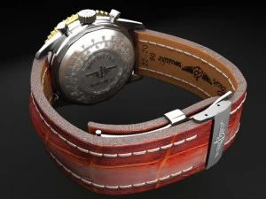 Breitling Old Navitimer II Mens Luxury Watch 3D Model