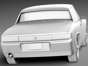 Porsche 914 1969-1976 3D Model