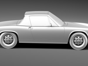 Porsche 914 1969-1976 3D Model