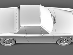 Porsche 914 1969-1976 3D Model