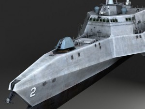 USS Independence LCS2 Battle Ship 3D Model