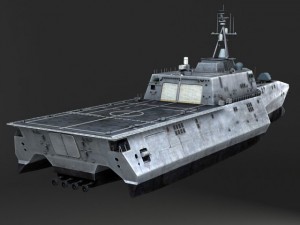 USS Independence LCS2 Battle Ship 3D Model