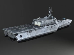 USS Independence LCS2 Battle Ship 3D Model