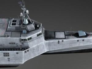 USS Independence LCS2 Battle Ship 3D Model