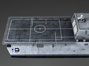 USS Independence LCS2 Battle Ship 3D Model
