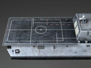 USS Independence LCS2 Battle Ship 3D Model