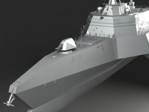 USS Independence LCS2 Battle Ship 3D Model
