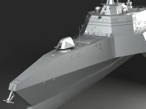 USS Independence LCS2 Battle Ship 3D Model