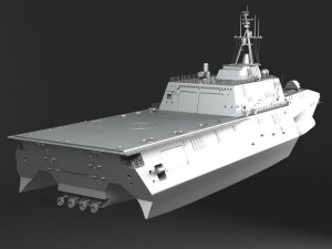 USS Independence LCS2 Battle Ship 3D Model