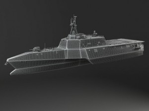 USS Independence LCS2 Battle Ship 3D Model