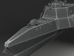 USS Independence LCS2 Battle Ship 3D Model