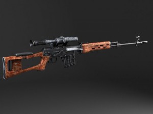 SWD Dragunov Sniper Rifle Model 3D