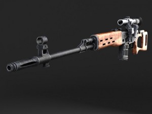 SWD Dragunov Sniper Rifle Model 3D