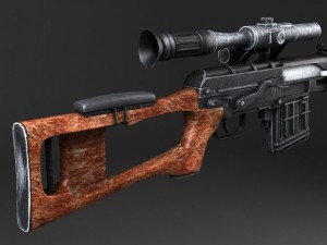 SWD Dragunov Sniper Rifle Model 3D