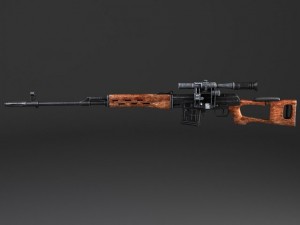 SWD Dragunov Sniper Rifle Model 3D