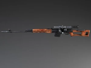 SWD Dragunov Sniper Rifle 3D Model