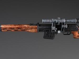 SWD Dragunov Sniper Rifle Model 3D