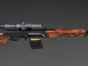 SWD Dragunov Sniper Rifle Model 3D