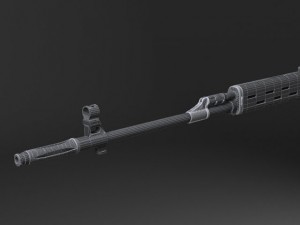 SWD Dragunov Sniper Rifle Model 3D