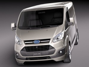 Transit Custom Van LWB 2013 Modèle 3D
