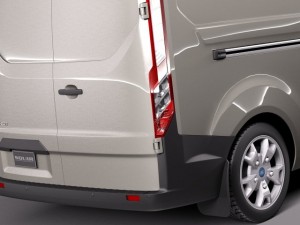 Transit Custom Van LWB 2013 Modèle 3D