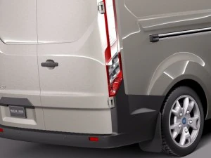 Transit Custom Van LWB 2013 3D Model