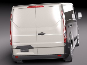 Transit Custom Van LWB 2013 Modèle 3D