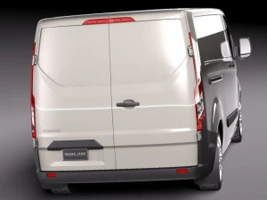 Transit Custom Van LWB 2013 3D Model