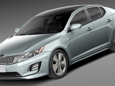 Kia Optima Hybrid 2014 3D Model