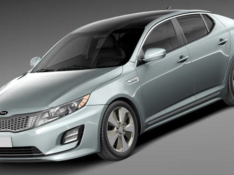 Kia Optima Ibrida 2014 Modello 3D