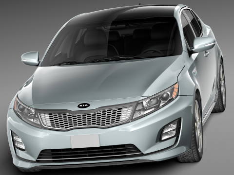 Kia Optima Hybrid 2014 Modèle 3D