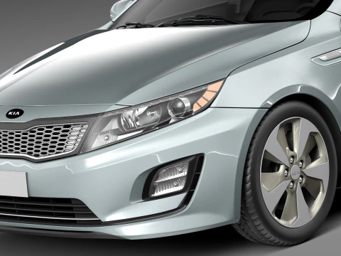 Kia Optima Hybrid 2014 3D Model