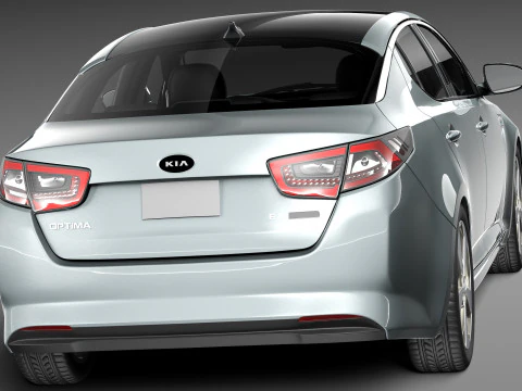 Kia Optima Hybrid 2014 3D Model