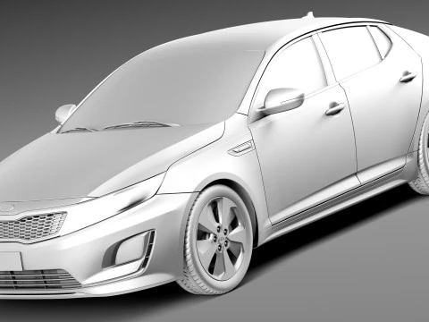 Kia Optima Hybrid 2014 3D Model